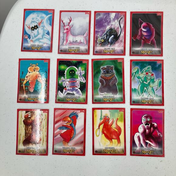 Topps MetaZoo Cryptid Nation Tripodero Roperite Mixed Lot 12 Trading Game Cards - Picture 1 of 10